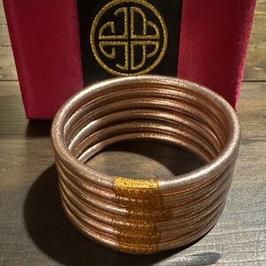 Budhagirl All Weather Bangle Set in Champagne